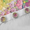 thumbnail image 4 of Manfei Pink Flowers Girl Curtains Pack of 2 (42x84 Each),Spring Garden Curtains Blackout,Abstract Oil Painting Bedroom Curtains,Ultra Soft Home Decor, 4 of 6