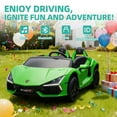 thumbnail image 3 of Oryxearth 24V 2 Seater Ride on Car Truck, 2WD 2 Speeds Electric Car, 2 Seater, Bluetooth, Remote Control,Green, 3 of 9