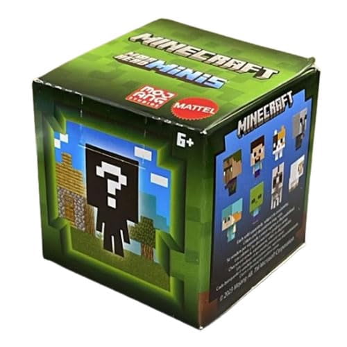 Minecraft Mob Head Minis Surprise Figures (Pack of 3 Blind Boxes)