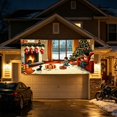 thumbnail image 4 of Trovenix Christmas Garage Door Large Festive Holiday Background Flag Decorative Banner For Garage Door Outdoor Indoor Home Party Holiday Decor, 4 of 9