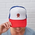 thumbnail image 6 of CafePress - A Product Of Oklahoma - Adjustable Unisex Printed Trucker Hat with Mesh Back, 6 of 10