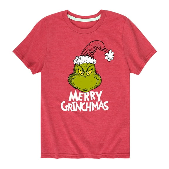 Dr. Seuss - The Grinch Merry Grinchmas - Toddler And Youth Short Sleeve Graphic T-Shirt