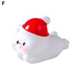 thumbnail image 3 of YAOMOBB Long-lasting Christmas Ornament Add Holiday Cheer with 2Pcs Christmas Bear Ornament Mini Cartoon Santa Claus Snowman Tree Gift Box Solid Resin Desktop Decorations, 3 of 6