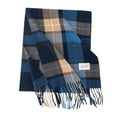 thumbnail image 2 of Cxenplz Winter Scarf for Women Shawl Winter Warmth Feel Tassel Plaid Large Oversized Scarves Wraps Christmas Gift, 2 of 3