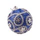 thumbnail image 1 of ¡Oferta de liquidación de bolas navideñas! Bola navideña de alta gama Dusknt de 8 cm con cuentas de diamantes de imitación y lentejuelas, color azul rey, con purpurina y diamantes de imitación,, 1 of 2
