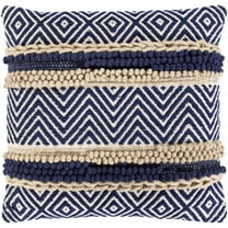 Hauteloom Labrador Decorative Throw Pillow - Sofa Couch Cushion Cover - Navy