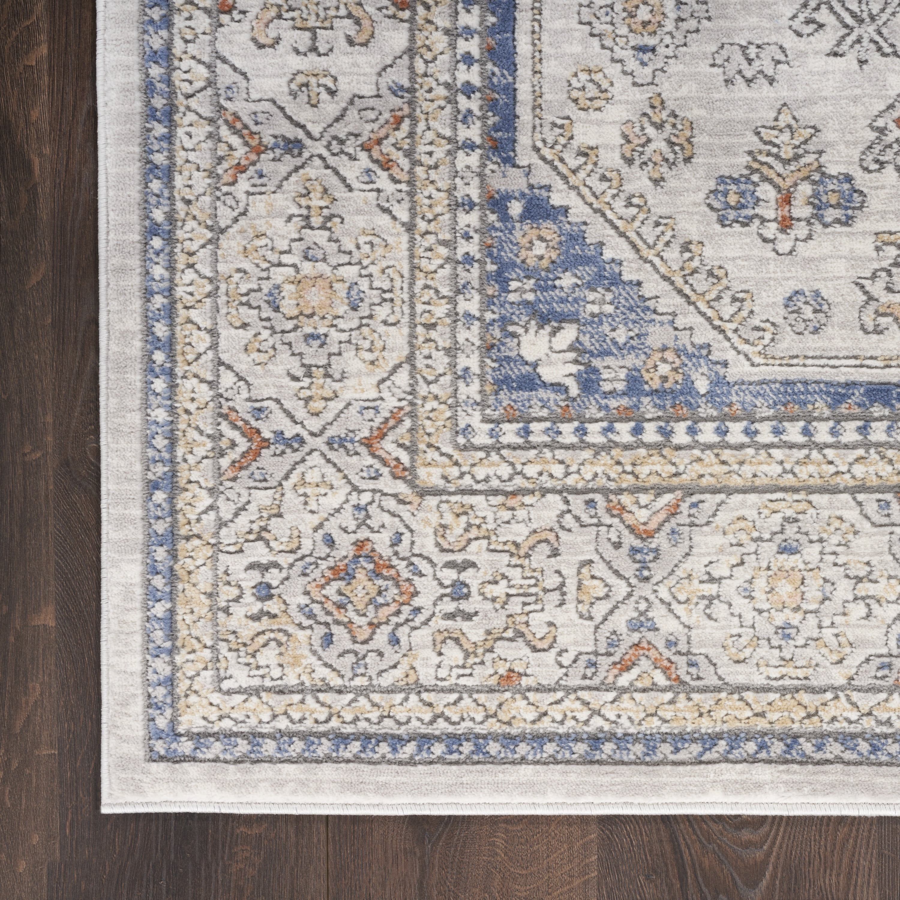 Nourison Home Series 4 Persian Grey/Blue 9' x 12' Area Rug (9x12)