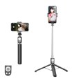 thumbnail image 1 of Palo de Selfie, palo de Selfie extensible con control remoto inalámbrico recargable y soporte para trípode, 1 of 5