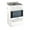 White, variant on Prestige 20 in. 1.6 cu. ft. Gas Range with Convection Oven and Sealed Burners in Midnight Black