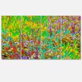 thumbnail image 2 of Parterre de Fleurs Texturé Coloré - Impression sur Toile d'Art Floral, 2 of 3