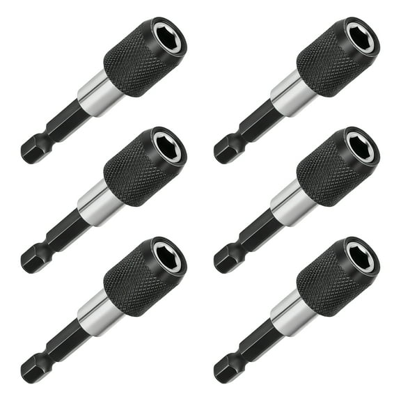 6Pcs Bit Holder Quick Changing Bit Holder Bit Holder 1/4inch Bit Holder Set for Drill Screwdriver