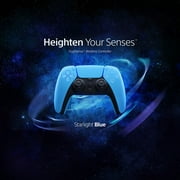 PlayStation DualSense Wireless Controller Video Game Joysticks for Sony, Starlight Blue