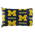 thumbnail image 2 of NCAA Michigan Wolverines Bed in Bag Set, Full Size, Team Colors, 100% Polyester, 5 Piece Set, 2 of 4