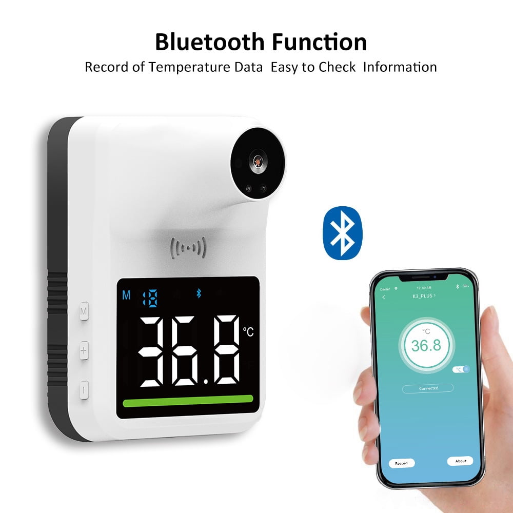 Jinsinto Q3mini wall-mounted non-contact infrared thermometer for office, shops, schools, Bluetooth version