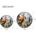 thumbnail image 2 of Coolnut Country Rooster Wall Clock Silent Non-Ticking Round 10 Inch Quartz Battery Operated Wall Clock for Kitchen,Bedroom,School,Living Room Home Decor, 2 of 7