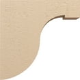 thumbnail image 3 of 8"W x 32"D x 32"H Thin Del Monte Rough Cedar Woodgrain TimberThane Corbel, Primed Tan, 3 of 6