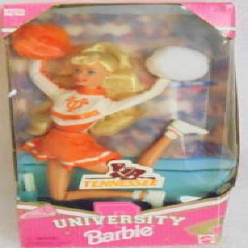 University Barbie Tennessee Cheerleader Doll