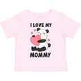 thumbnail image 3 of Inktastic I Love My Mommy with Panda Illustration Boys or Girls Toddler T-Shirt, 3 of 5