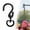 Black, variant on 360 Degree Swivel Plant Hangers Rotating Metal Hooks for Hanging Baskets Bird Feeders Outdoor