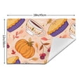 thumbnail image 3 of XMXY Woven Placemats Set of 6 PCS, Cherry Leaf Delicious Refreshments Table Mats Washable Heat Resistant Placemats, 3 of 6