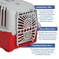 thumbnail image 2 of MidWest Homes for Pets 19 inch Spree Travel Pet Carrier for Dog or Cat with Plastic Door, Red, 2 of 6