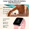 thumbnail image 6 of Smart Watch for Men Women with Alexa Built-in, 1.83" Fitness Watch with Bluetooth 5.3 (Answer/Make Call), IP68 Fitness Tracker Women Men, 100+ Sports Activity Tracker for Android & iOS, Pink, 6 of 8