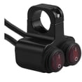 thumbnail image 1 of 12v Waterproof Motorcycle ATV Bike 22mm 7/8inch Handlebar Double Control Kill Button Headlight Switch Hazard Brake Fog Light On Off Switches, 1 of 5