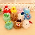 thumbnail image 2 of Grandest Birch Animal Bear Frog Dog Kids Children Shower Bath Mesh Sponge Puff Ball Toy Durable Animal Design Lovely Comfortable, 2 of 8