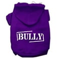 thumbnail image 1 of Bully Screen Printed Pet Hoodies Purple Size Xl (16), 1 of 1