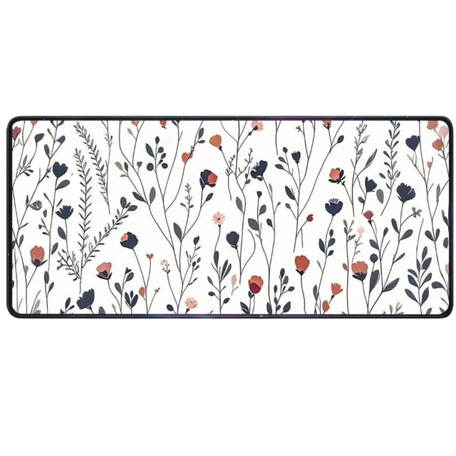 Klonfd Desktop Pad Oversized Pad Game Pad Desktop Pad For Keyboards Laptops And Computers Style With White .