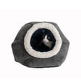 thumbnail image 2 of Armarkat Cat Bed Model C80CSH/MB Gray Velvet, 2 of 6