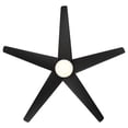 thumbnail image 4 of Viper Indoor and Outdoor 5-Blade Smart Ceiling Fan 60in Matte Black with 3000K LED Light Kit and Remote Control, 4 of 5