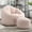 Pink, variant on Ywen Bean Bag Chairs, Gaint Bean Bag Couch with Memory Foam for Adults and Kids, Microfiber Upholstered Sofa with Ottoman, Comfy Lazy Bean Bag Reading Chair for Living Room