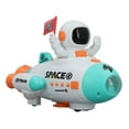 thumbnail image 2 of Juguete De Transbordador Espacial De Astronauta, Juguete De Nave Espacial Con Luz Eléctrica De Rotación De 360 ​​​​grados Para Niños, 2 of 7