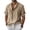 57#Complexion, variant on Men's Cotton Linen Henley Shirt 2026 Short Sleeve Button Down Shirts Solid Casual Summer Beach T-Shirts Black L