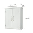 thumbnail image 5 of Teamson Home Newport Contemporary Wooden Removable Cabinet, White, 5 of 11