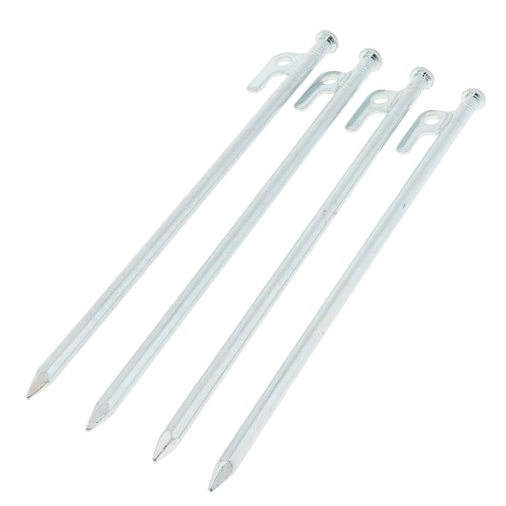 5 Pcs Heavy duty Camping Awning Tent Stakes Pegs Canopy Shelter 30cm/40cm