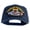 Navy, variant on Vietnam Veteran Gun Patched Solid Cotton Twill 5 panel Mesh Back Cap - Black OSFM