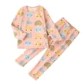 thumbnail image 4 of Zwiiyzr Baby Clothes Thermal Underwear for Toddler Fleece Lined Long Johns for Kids Shirt and Pants Set for Boys Girls Winter Fall Warm Clothes 3-10Y Multicolor, 4 of 4