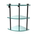 thumbnail image 5 of Allied Brass NS-6-BBR Three Tier Corner Glass Shelf, Brushed Bronze, 5 of 7