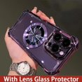 thumbnail image 2 of Luxury Magsafe Electroplate Case for iPhone 15 14 13 12 11 Pro Max Airbag Shockproof Magnetic Transparent Bumper Hard Back Cover, 2 of 5