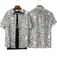 thumbnail image 4 of Blusas gráficas de Mahjong de estilo hip hop, camisetas rojas con estampado 3D de Mah-jongg para hombre, ropa informal de manga corta, ropa de calle para hombre y niño, top con solapa, 4 of 5