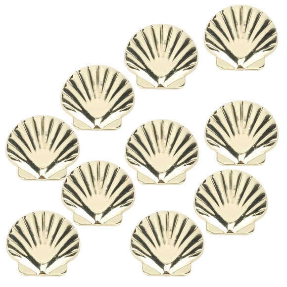 Rivet en cuir, usure Résister la coque polyvalente en forme de coquille en forme de rivet artisanal or pour les sacs de ceintures portefeuille de sacs à main