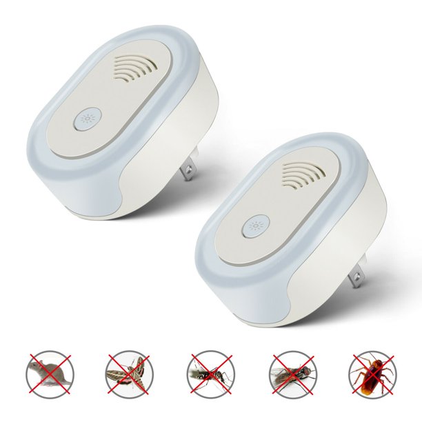 （2 Packs）Ultrasonic Pest Repeller,Indoor Ultrasonic Insect Repellers