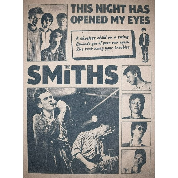 The Smiths Band Poster Vintage Music Posters Poster Decorative Painting Canvas Wall Art Living Room Posters Bedroom Painting