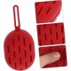 thumbnail image 2 of BR Caja de huevos de belleza - Contenedor de artículos de tocador de viaje rojo, 2 of 4