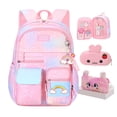 thumbnail image 1 of Mochila Jcobvig Rainbow para niñas y niños, viajes escolares, rosa, 1 of 9