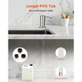 thumbnail image 4 of KFFKFF Stainless Steel Sink Soap Dispenser with 47" Extension Tube Kit, Countertop Dish Soap Dispenser with 360° Rotating Pump Head, Suitable for Kitchen and Bathroom, 4 of 9
