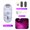Pink, variant on 1 pc Multi Color Car Light Wireless LED Touch Light Roof Light Sensor Read Lamp Mini USB Charging Light Car Interior Accsesories