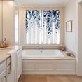 thumbnail image 3 of Curtains 84 Inches Long 2 Panels, Blue Eucalyptus Leaves Grommets Window Treatment Curtain, Weeping Botanical Watercolor Thermal Curtains Drapes for Living Room/Bathroom, 3 of 9